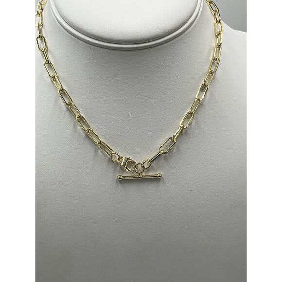 Loren Stewart X Curateur Double Wrap Chain Toggle Bracelet Choker Necklace New - Picture 5 of 10